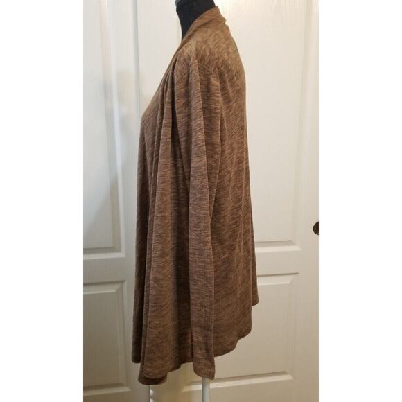 JONES NEW YORK SPORT~ Brown Long Sleeves Cardigan Sweater Wrap Size L ~ EUC - Picture 2 of 5